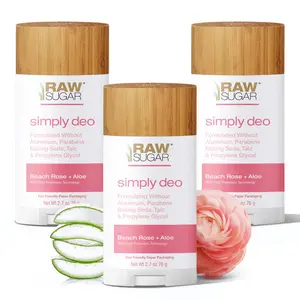 Simply Deo | Beach Rose + Aloe | 3 Pack