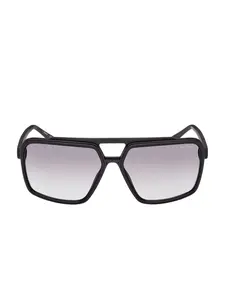 GUESS Male Metal Trim Plastic Navigator Sunglasses