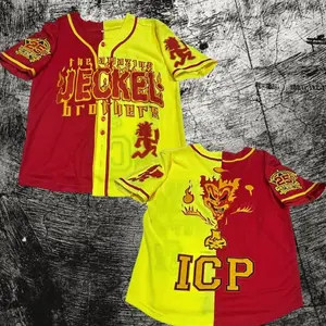 Split Colors Jeckel Brothers Baseball Jersey, ICP Juggalo Jersey, Gift For Him, Gift For Her, For Any Season, Classic Styles