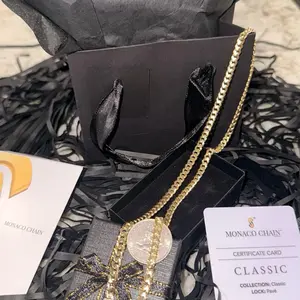 14K Gold Chain – Monaco (20”)  Cadena de Oro 14K – Monaco (20”)