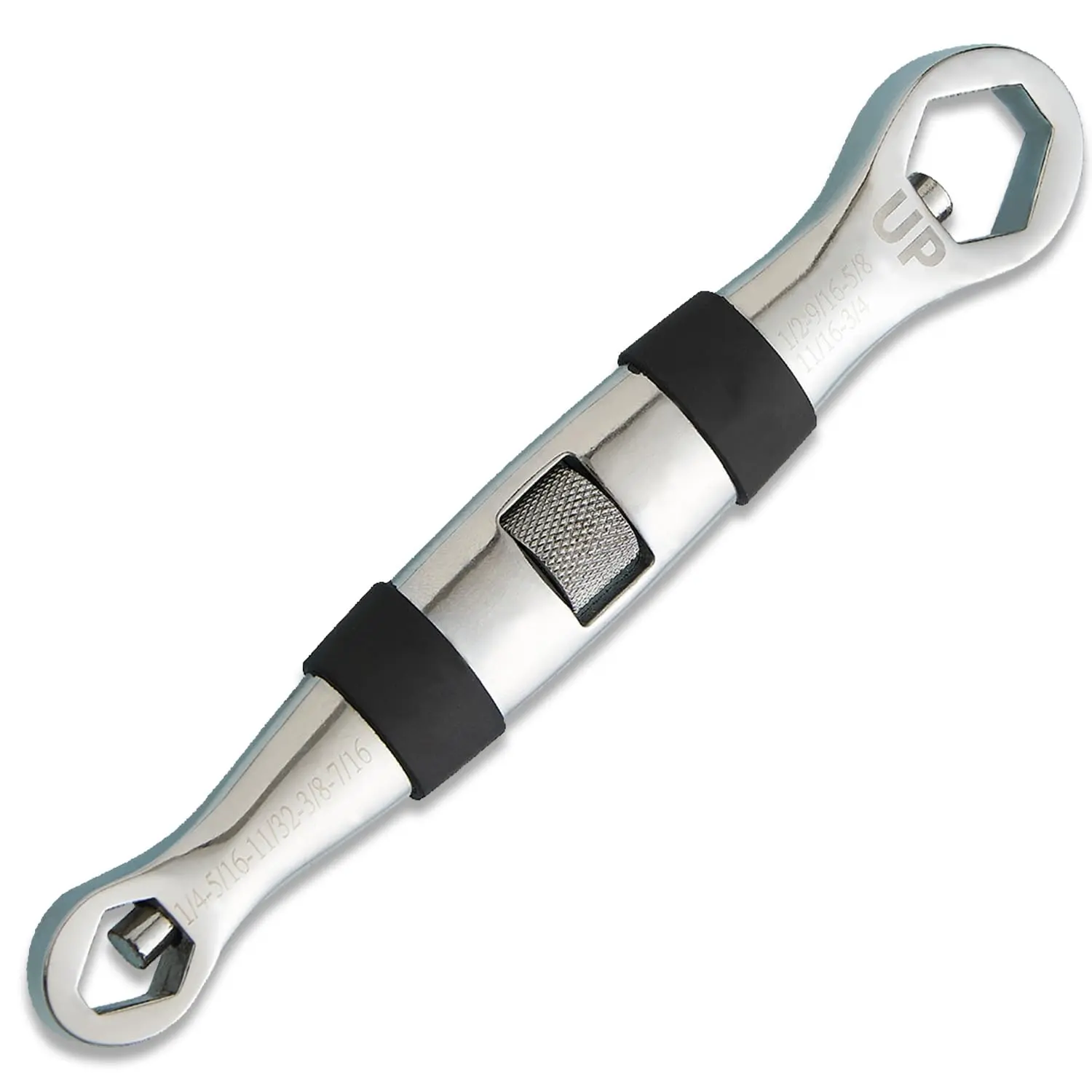 Universal Multifunctional Adjustable Wrench 23 in 1 Spanner Nut and Bolt Pocket Tool from 1/4 to 3/4 Inch and 7mm to 19mm