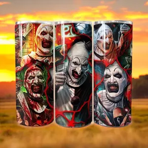 Spooky clown Terrifier 20oz tumbler