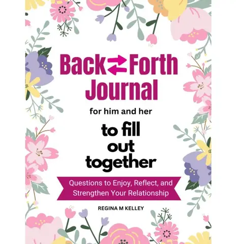 Couples Devotional Journal for Him and Her - Soft Cover Workbook, Interactive Notebook, Bucket List Journal with Deep Talk Prompts, Affirmations to Deepen Connection, Encourage Vulnerability, 200+ Themes, Thoughtful Intimate Couple Gift