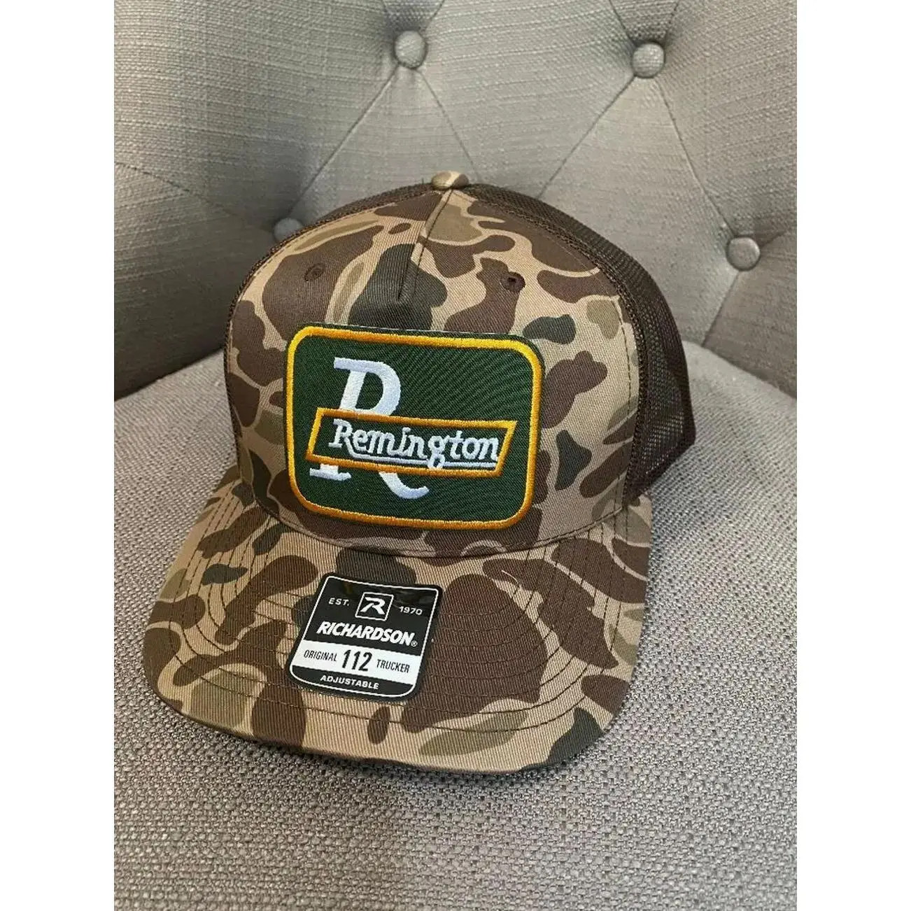REMINGTON CAMO TRUCKER HAT