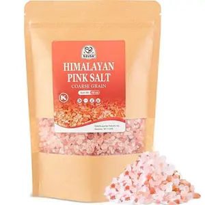 52USA Himalayan Pink Salt Coarse, Coarse Grain 1 lb, Pink Himalayan Sea Salt, Sea Salt for Grinder Refill, Himalayan Salt, Pink Salt, No Artificial Colors, No Additives, No Gluten, Kosher Certified
