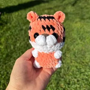 Handmade Crochet Small Tiger