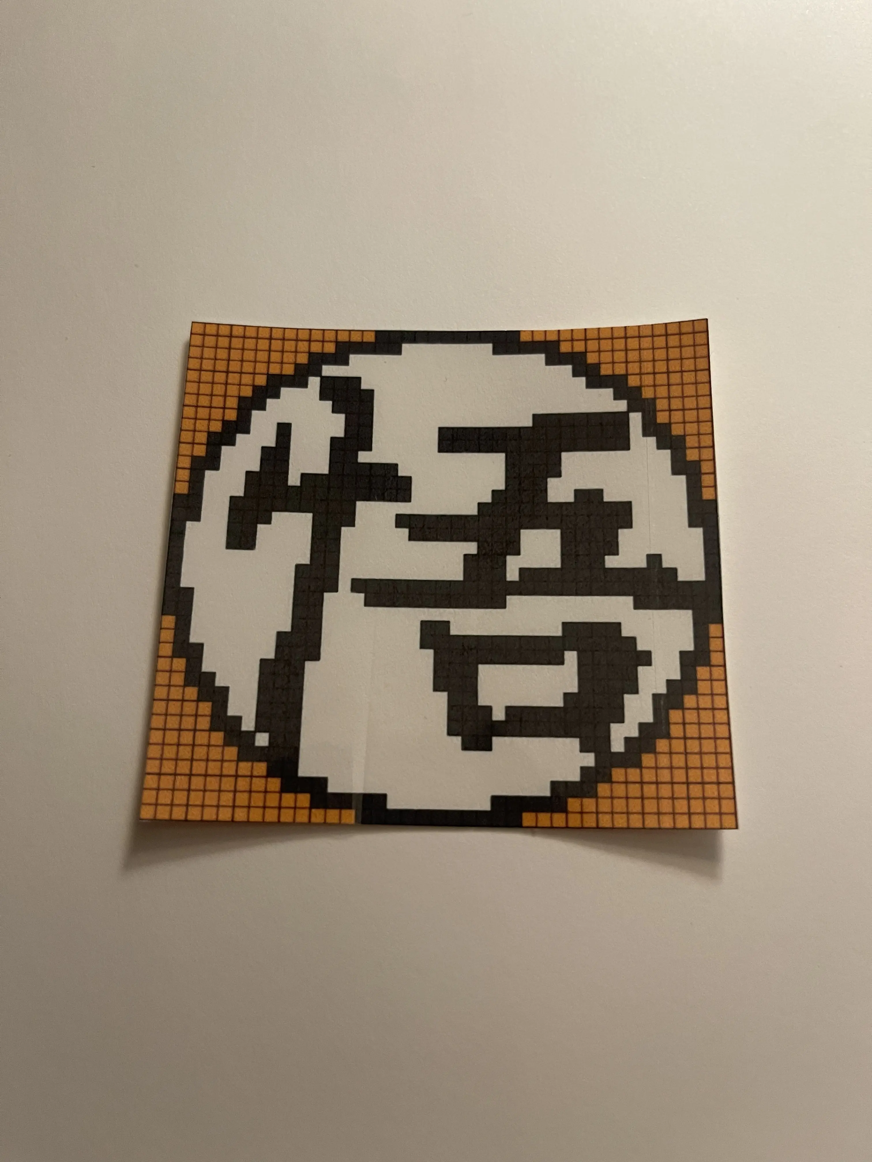 Goku symbol pixel sticker