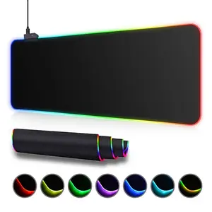 Mousepad Waterproof Large Gaming Mouse Pad Gamer Mouse Carpet Big Mause Keyboard Pad PC Desk Play Mat with Backlit