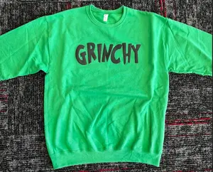 Grinchy Puff Crewneck Men's Sweatshirt - Winter Collection - Menswear