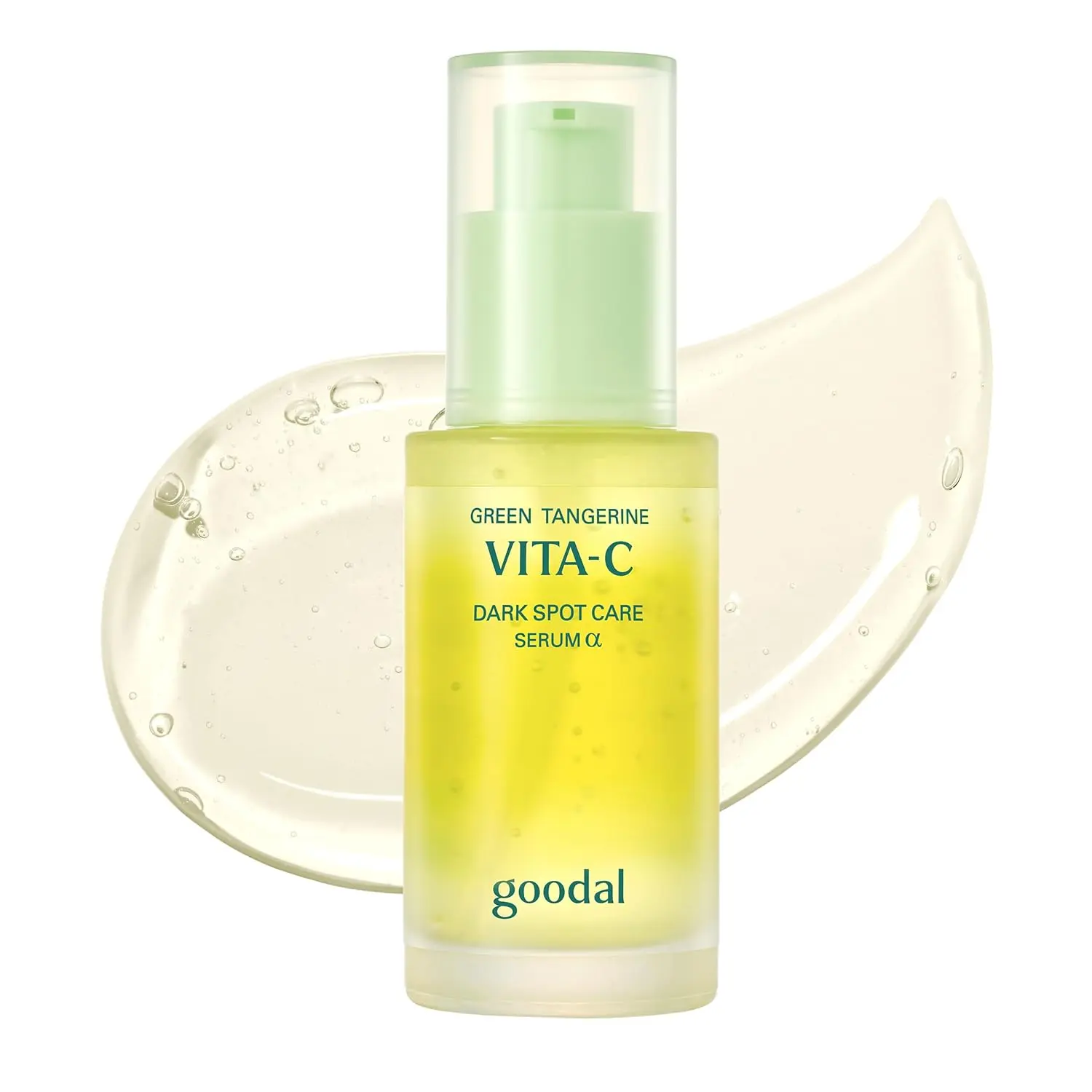 [Goodal] Green Tangerine Vita C Dark Spot Serum 40ml, Skin Boosting, Calm and Soothe Skin Barrier, Repair Skin, Korean Skin Care,  70% Jeju Green Tangerine Extract, Viral  Vita C Dark Spot Serum