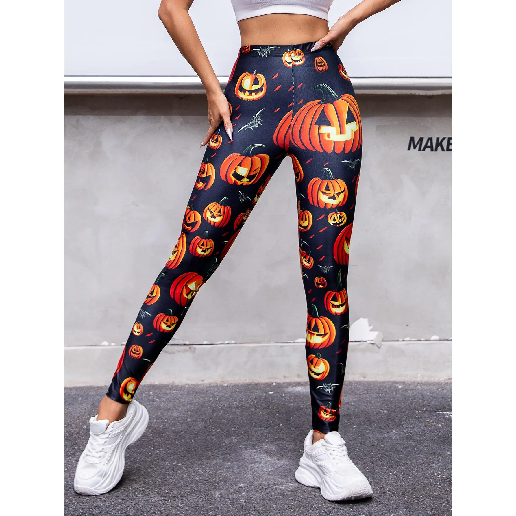 Polyester shiny pumpkin