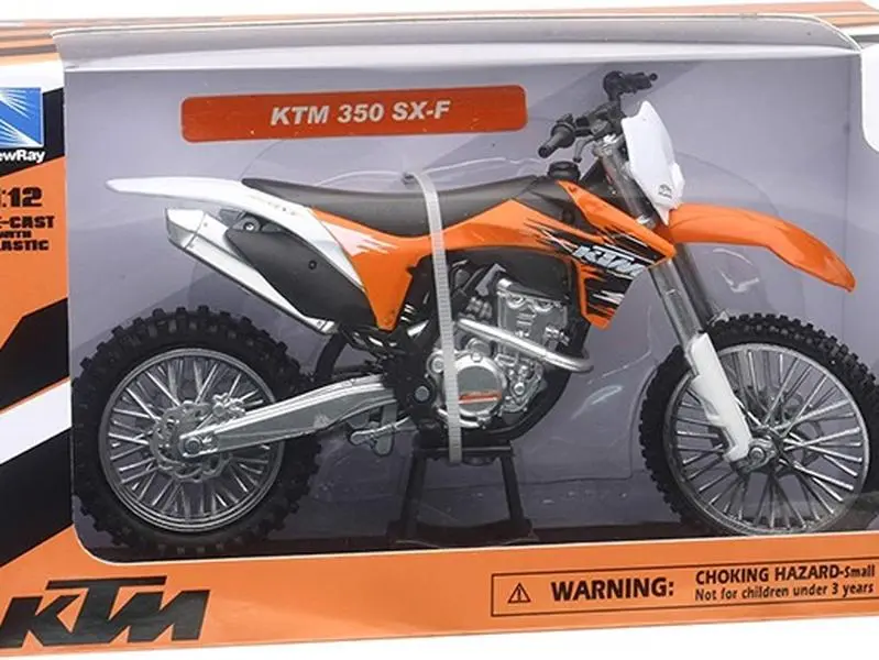 New Ray 1:12 scale KTM 350SX-F die cast dirt bike model New Ray 1:12 scale KTM 350SX-F die cast dirt bike model