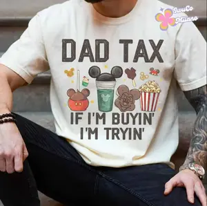 Snack Drink Dad Comfort Colors/Gildan Shirt, Dad Tax, Princess Dad, Happy Father's Day, Gift for Dad/Him, Best Dad Ever Birthday Daddy Gift from Kiid