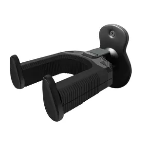 Guitar Wall Mount Hanger, Auto Lock Adjustable Hook Holder for Acoustic, Electric, Bass, Banjo and Mandolin, Gift for Guitar Player