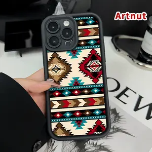 Case for iPhone 17 Air 16 Pro Max 15 Plus 16E 14 13 12 11 XS XR  mini Tribal Elegance Advanced fashion gift Drop Protection Shockproof Soft Silicone smartphone Cover