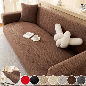 New Fashionable High-End Sofa Cover, Full-Length Luxury Home Sofa Protector Slipcover, Dustproof and Cat Scratch Resistant