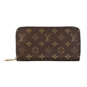 Pre-owned Louis Vuitton Canvas Small Leather Goods LV Monogram Zippy Wallet L26012111