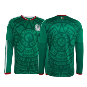 25 26 New Mexico Away White Home Green Long Sleeves Short Sleeves Football Jersey Fan Version