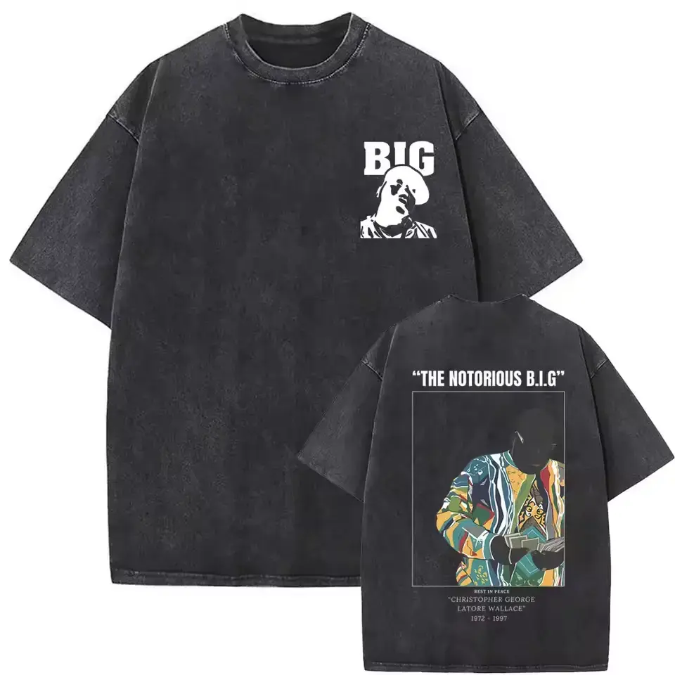 Biggie Smalls Tee, The Notorious B.I.G. Shirt, Classic Rapper Graphic T-Shirt, Streetwear Gift