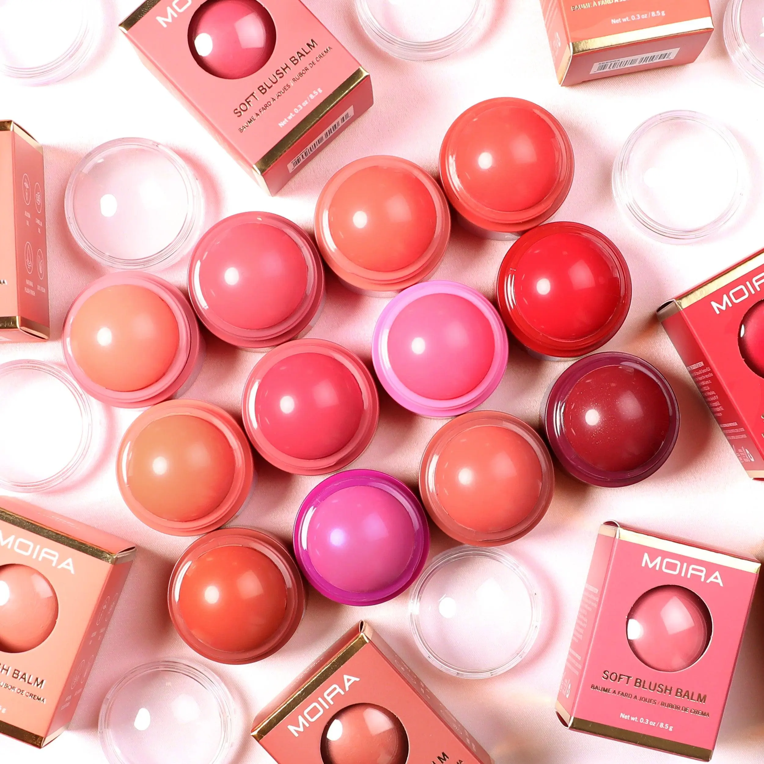 MOIRA | Soft Blush Balm Bundle | Creamy Lightweight Blush Balm Collection for Natural Flush