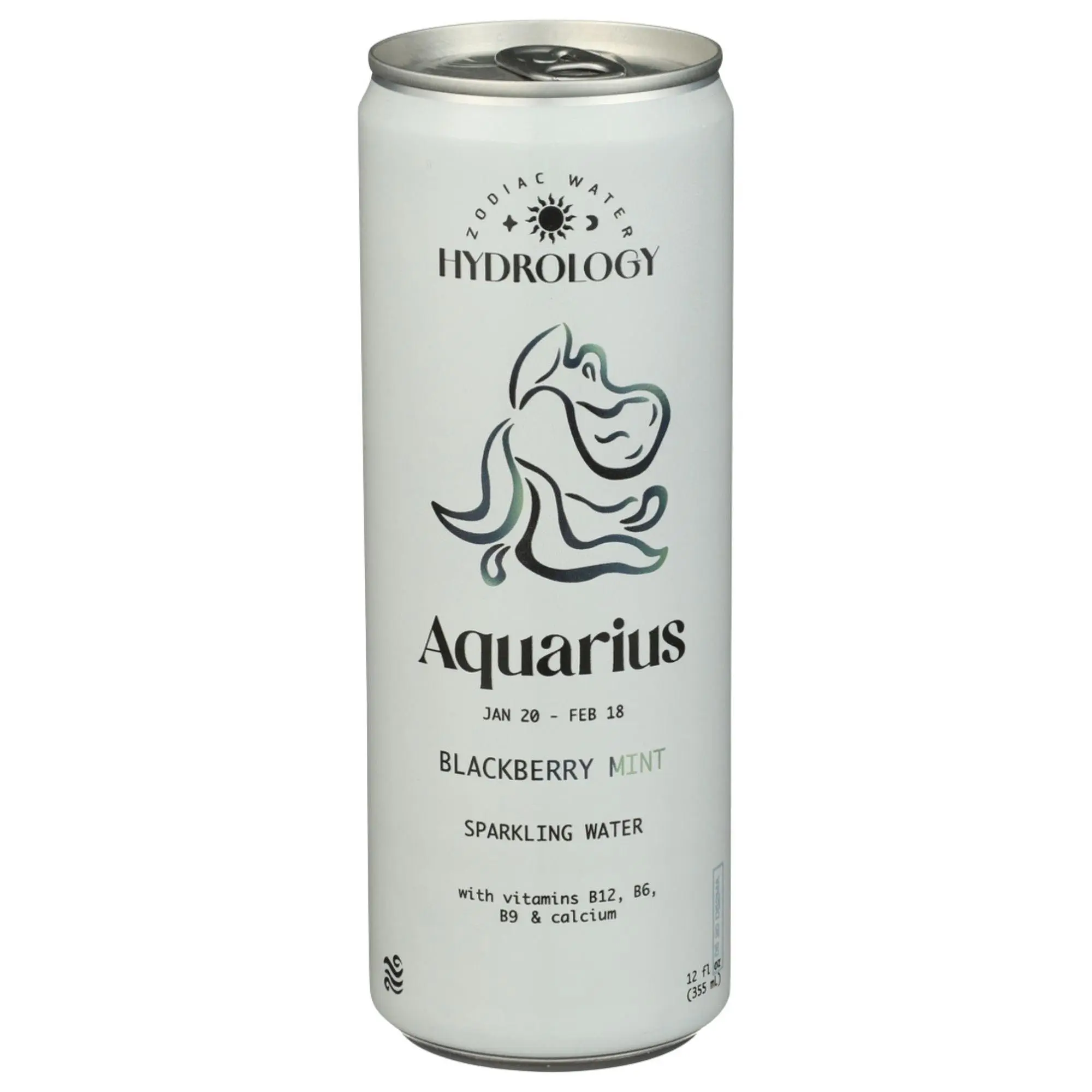 Aquarius - Blackberry Mint   Sparkling Water