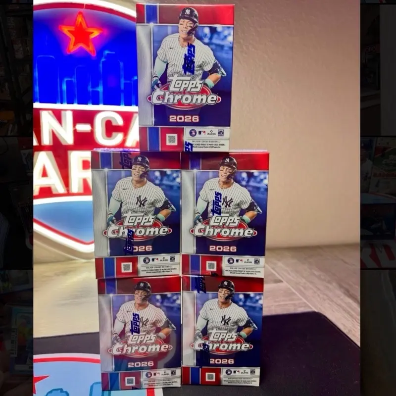 CCPYT-61 Topps Chrome Baseball 5x Value Boxes