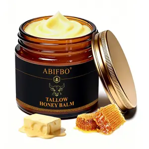 Beef Tallow Honey Balm – Grass Fed Natural Moisturizer for Dry Sensitive Skin Face Cream Skin Barrier Repair Deep Hydration tiktokshopspringglowup