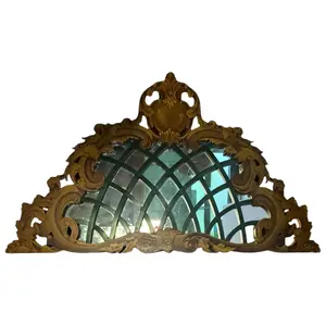 French Trompe L'oeil Rococo Overmantel Mirror