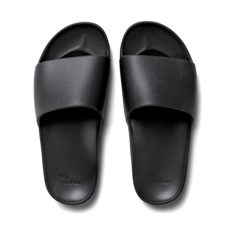 ARCHIES Black Arch Support Slides
