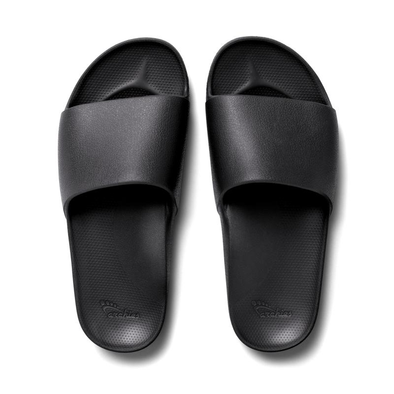 ARCHIES Black Arch Support Slides