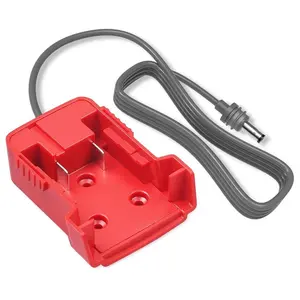 Starlink Mini DC Power Adapter Kit, Compatible with MIL 18V Lithium Batteries, 3.2FT 18AWG Cable for Outdoor Satellite Internet Power