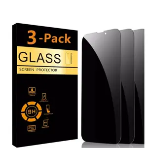 Privacy Phone protector for iPhone 17 16 15 14 13 Pro Max Privacy Tempered Glass Screen Protector