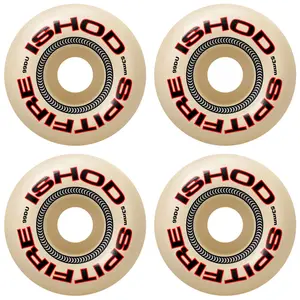 Spitfire Skateboard Wheels 53mm F4 99A Ishod Lock-In Classic Natural
