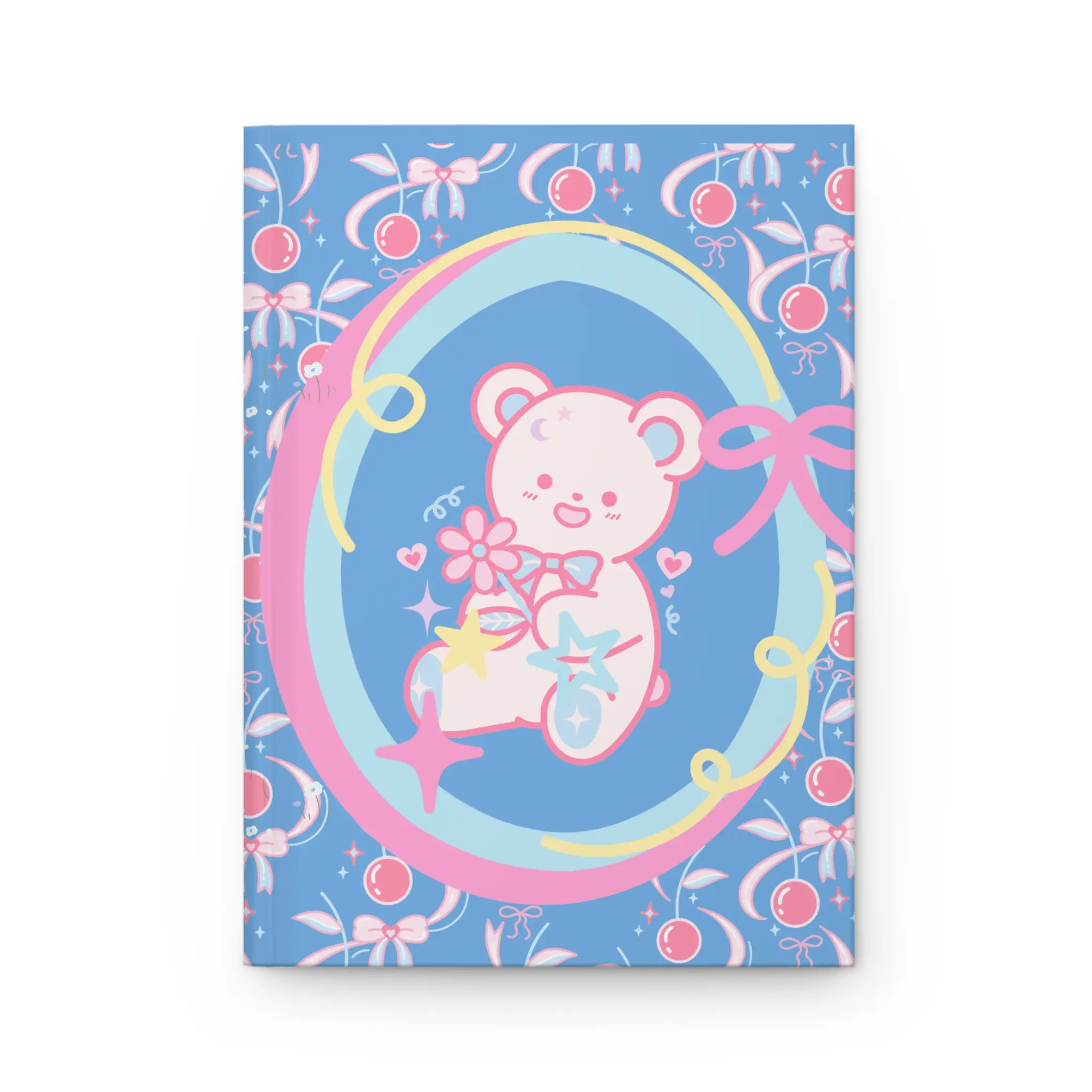 Cute Teddy Bear Pastel Hardcover Journal , Perfect for Note-Taking, Journaling, Sketching, Gift Idea, Aesthetic [...]
