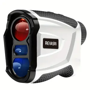 REVASRI USB-Charged Golf & Hunting Rangefinder: Slope, Flag Lock Vibration, 600M Range, Magnet, Water-Resistant