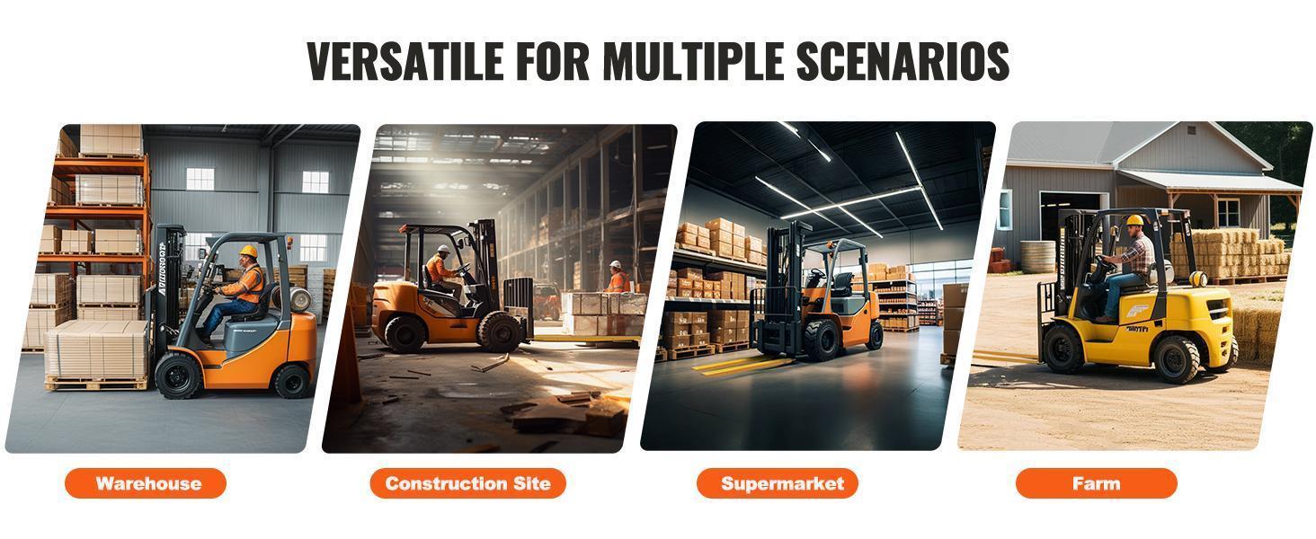 VEVOR Pallet Fork Extensions, TikTokShopBlackFriday, Max, 96" Length 6.5" Width, Heavy Duty Carbon Steel Fork Extensions for Forklifts, 1 Pair Forklift Extensions, Industrial Forklift Fork Attachments for Forklift Truck