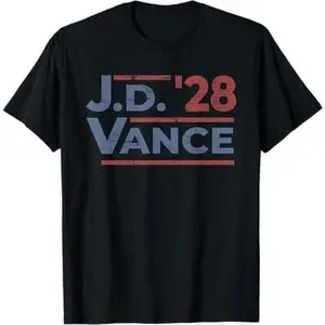 Vance 2028 JD Vance 2028 President Election Campaign Retro T-Shirt