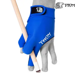 Taom Midas Billiard Glove for Left Hand Yale Blue M