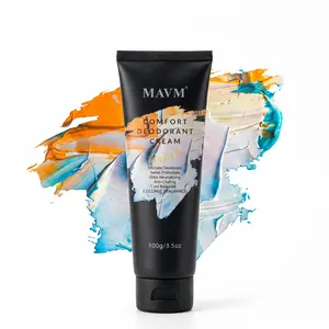 MAVM Men Antiperspirant Deodorant, Aluminium Free Deodorant Cream, Tropical Coconut Scent, Sweat Protection & Anti-Chafing