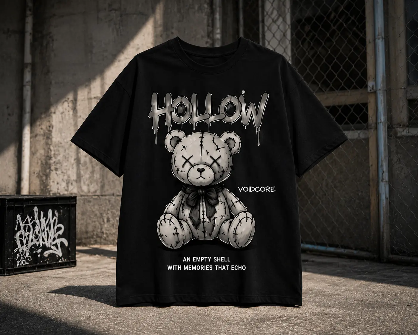 Comfort Colors Hollow Teddy Bear Graphic Shirt