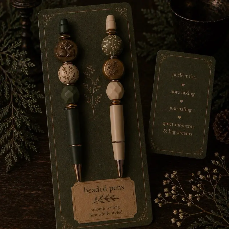 Customizable Beaded Pen