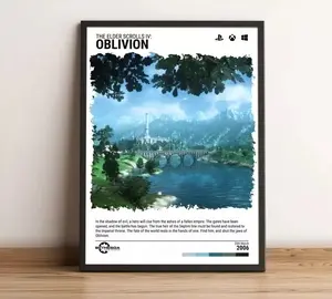 [Sale up to 45%] The Elder Scrolls IV Oblivion (2006) Poster - Video Game Wall Art Print  Game Print Poster,  Wall Art Wall Prints  Home Decor [No Frame] Photo Gift