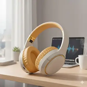 Folding Wireless Bluetooth Headphones with Wired Mode LED Breathing Lights Gaming Music Sports Fitness Outdoor Travel Daily Use Lightweight Comfort HiFi Sound Low Latency Long Battery Life Portable Foldable Design