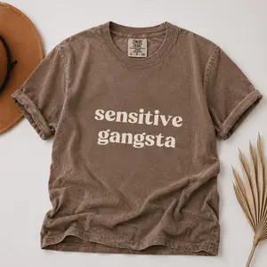 Comfort Colors Sensitive Gangsta T-Shirt, Amaya Papaya Quote Meme Tee, Sensitive Gangster Love Saying Island Tee, Trendy Gift for Women, For Woman - TrendWear USA