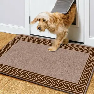 Non-Slip Indoor Door Mat Washable Rug Durable Area Rugs Kitchen Carpet Entrance Hallway All-Season Universal Dog Pad, Durable & Easy Maintenance