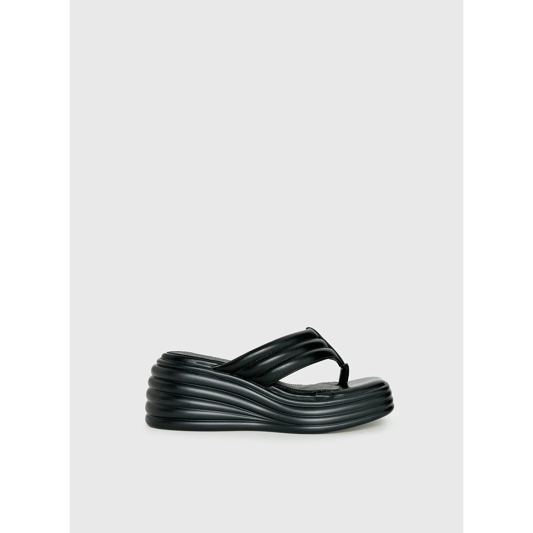 Therapy Flames Platform Sandals Black