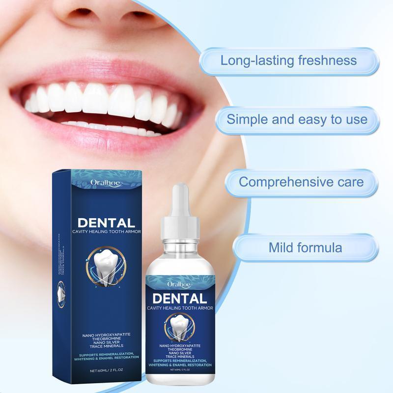Oralhoe Daily Tooth Armor Liquid Drops   Care for sensitive teeth   Effectively protects teeth and reduces stains   Dental care   Fresh breath   Suitable for everyday use