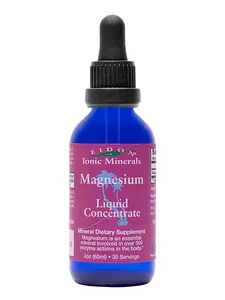 Eidon Ionic Minerals Liquid Magnesium 2oz Concentrate Supplement Gluten Free GMO Free Dairy Free Dietary Edible Fitness Health Muscle Healthcare calm sleep aid women