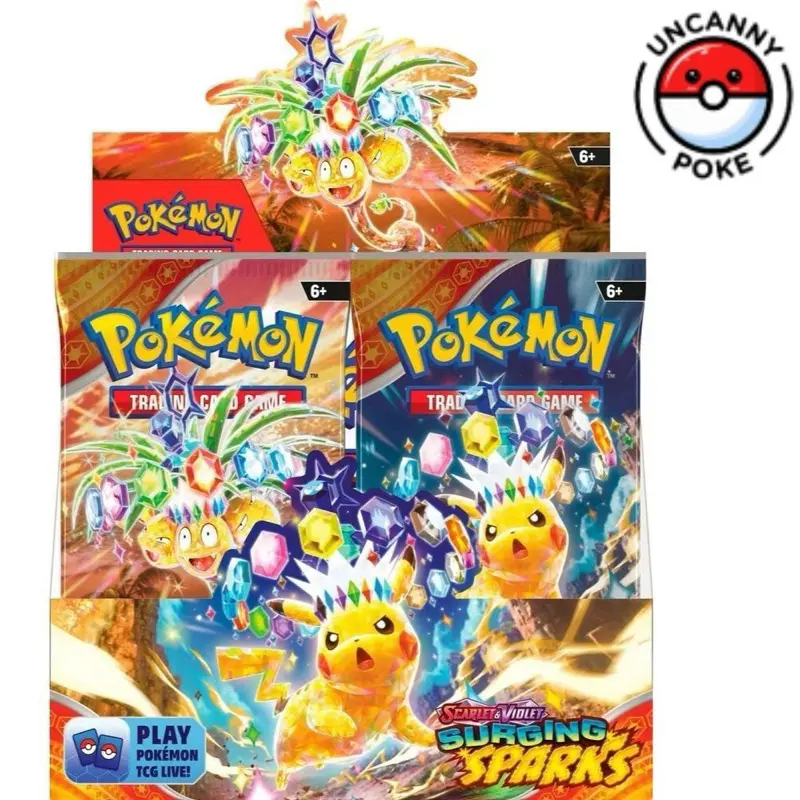 Surging Sparks Booster Box, sealed, 36 packs, Pokemon