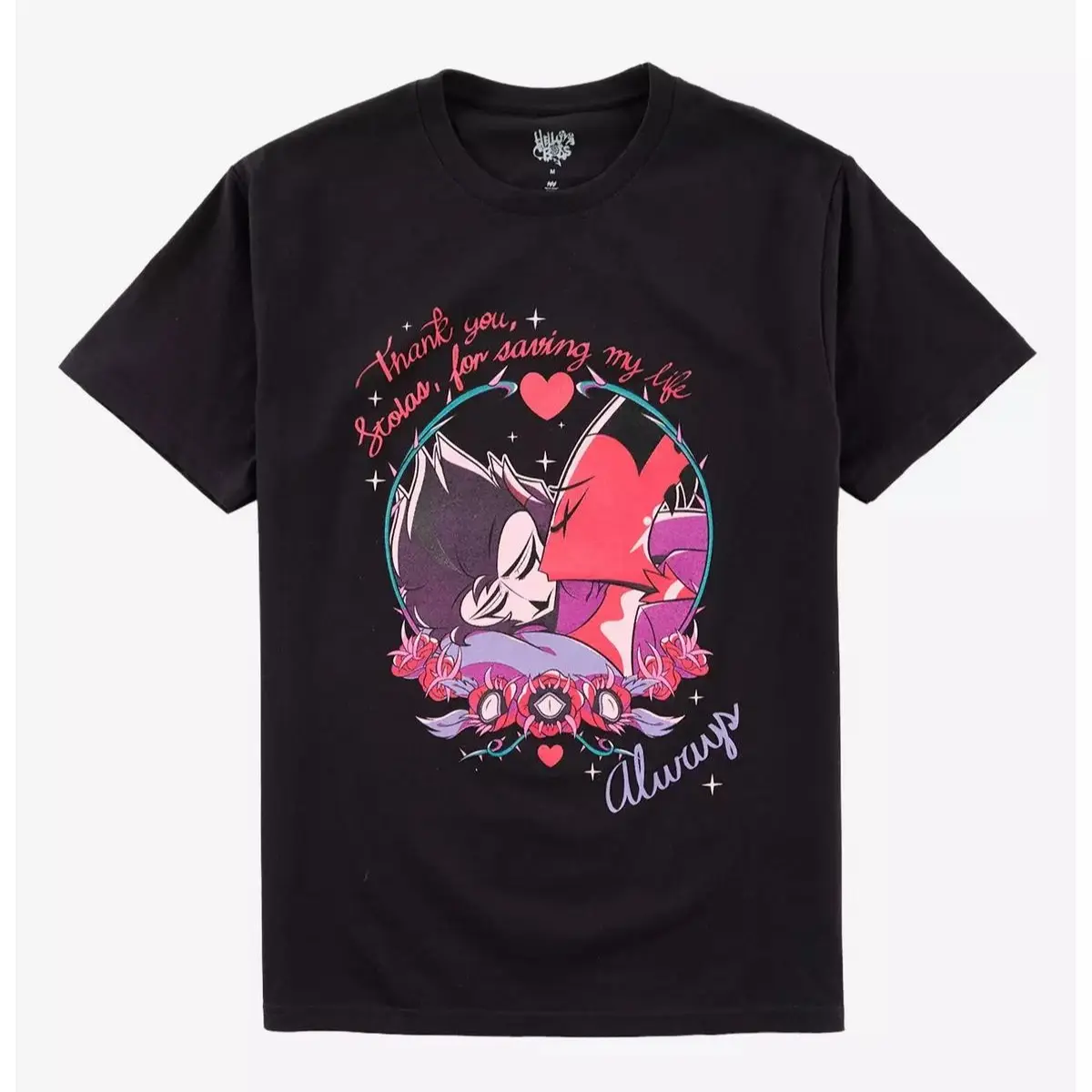 Helluva Boss Blitz & Stolas Quote T-Shirt, Cute Unisex T-Shirt All Sizes Womenswear Crewneck